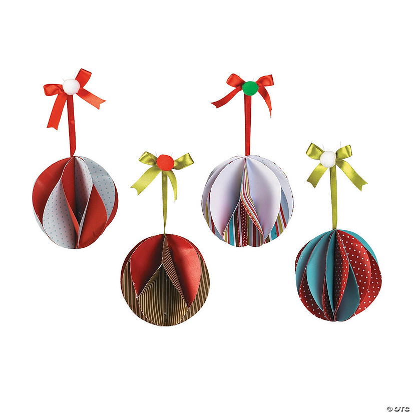 Spiral Christmas Ornament Craft Kit Image