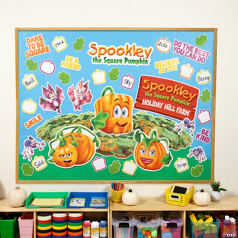 Spookley the Square Pumpkin&#8482; Classroom Bulletin Board Set - 12 Pc. Image