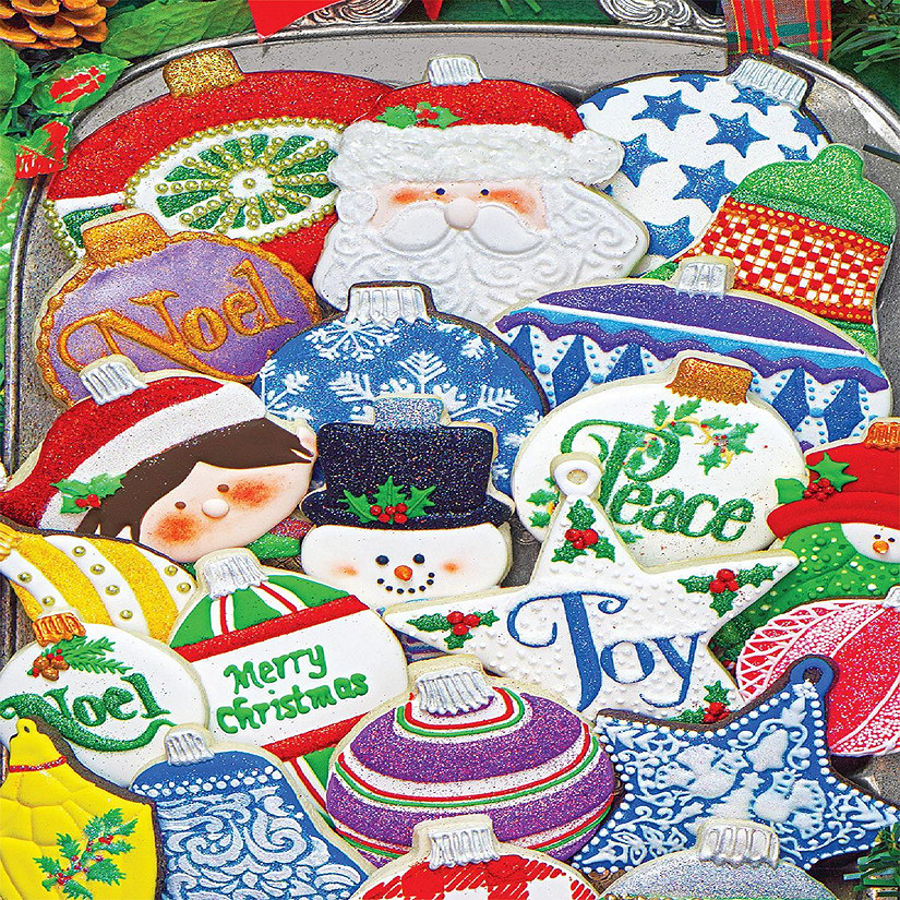 Springbok Christmas Ornament Cookies 500 Piece Jigsaw Puzzle Image