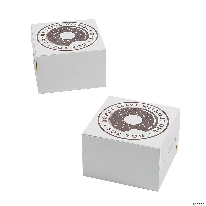 Square Donut Favor Boxes - 12 Pc. Image