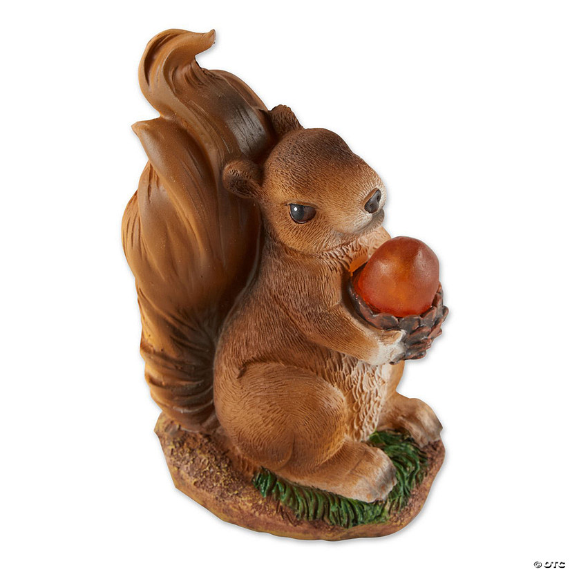 Squirrel Solar Statue 3.75X4.5X7.25" Image