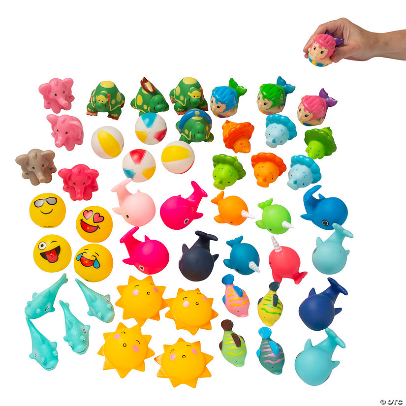 Squirt Toy Assortment - 50 Pc. Image