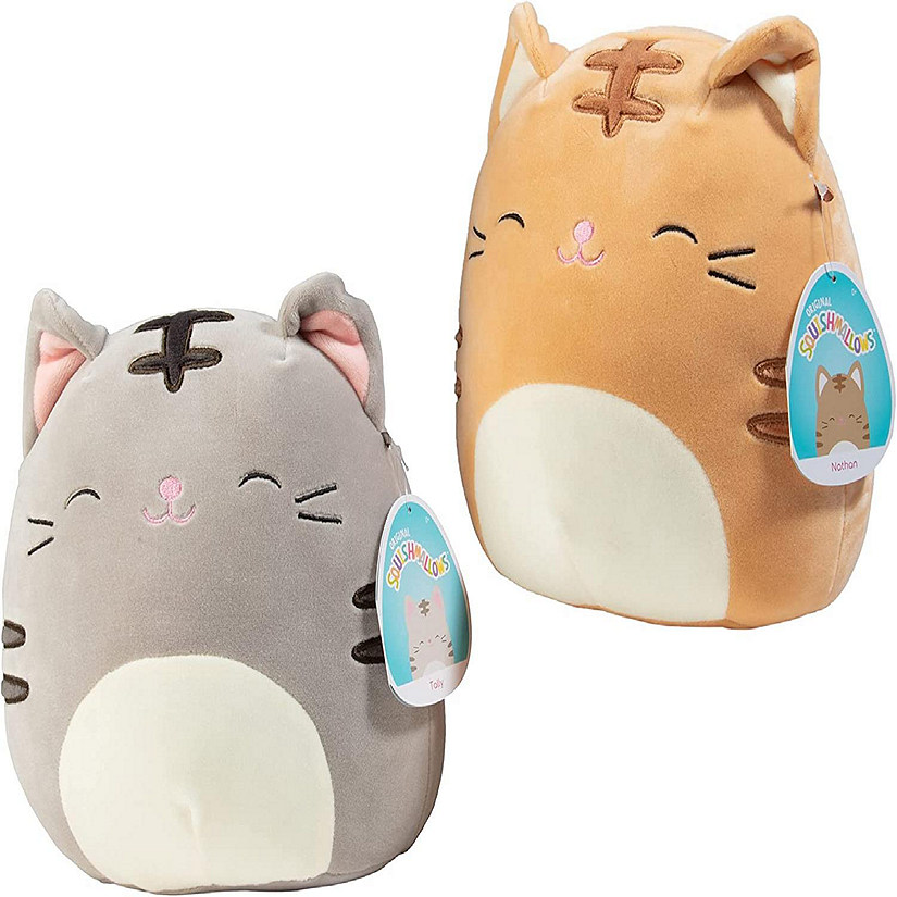Squishmallow 8" Cat Assorted Single Plush - Receive 1 of 2 Pictured Styles - Kitty Stuffed Animal - Official Kellytoy Image
