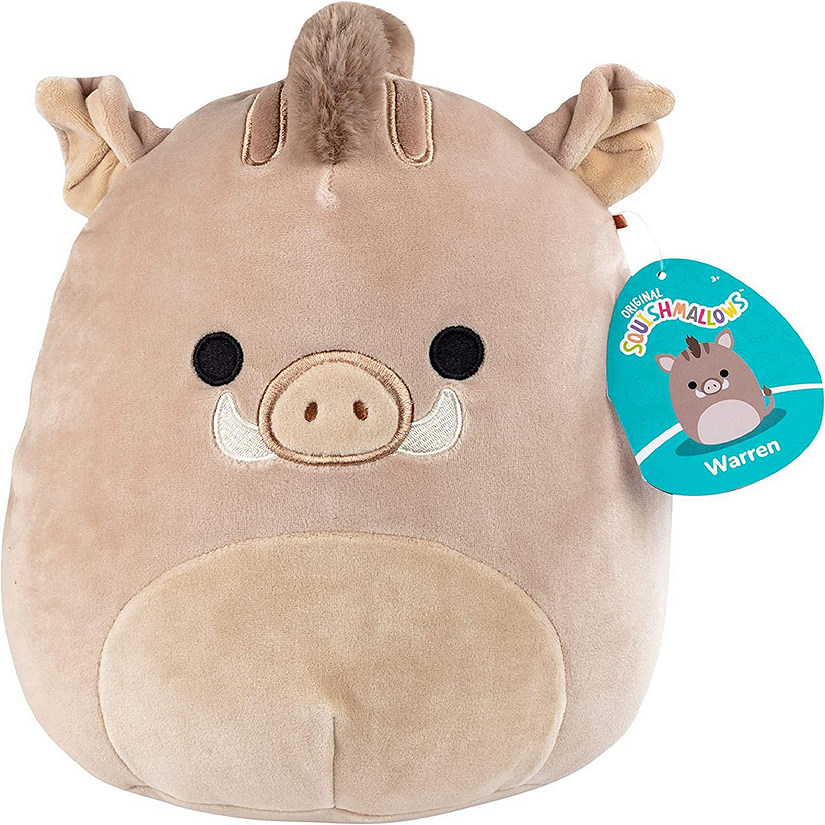 Squishmallows 10" Warren The Boar - Official Kellytoy New 2023 Plush - Stuffed Animal Image
