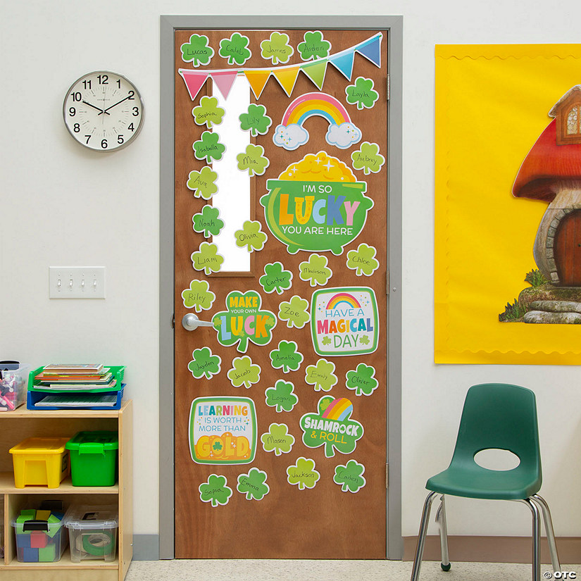 St. Patrick&#8217;s Day Classroom Door Decorating Kit - 38 Pc. Image