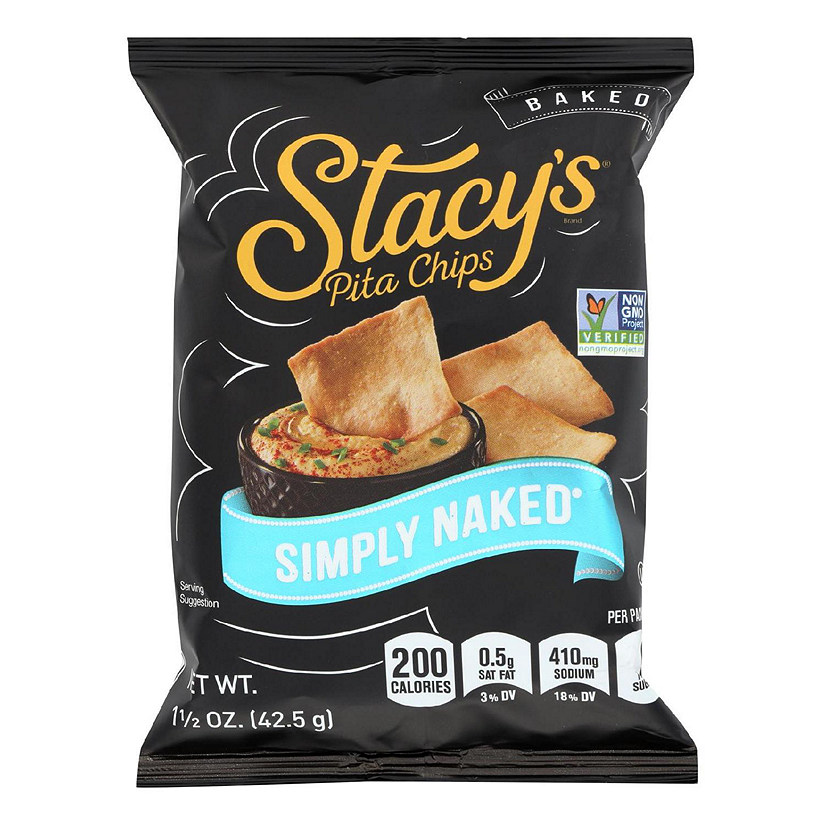Stacey's Pita Chips, Simply Naked, 1.5 oz, Pack of 24 Image