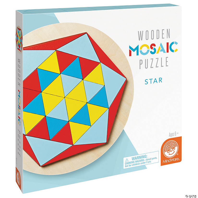 Star Mosaic Wood Puzzle Image