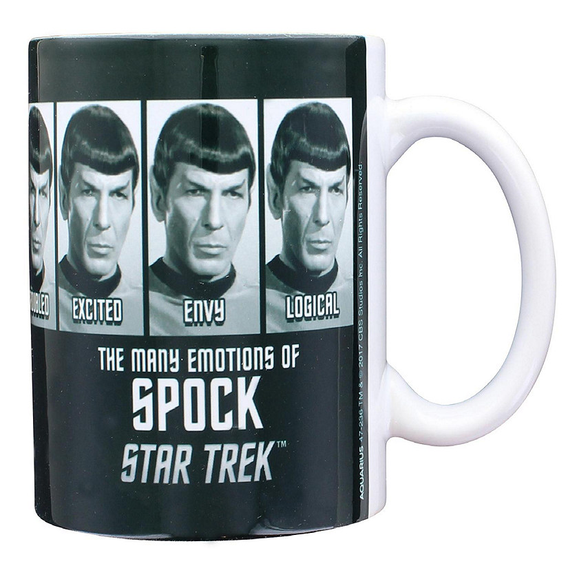 Star Trek Emotions of Spock 11oz Boxed Ceramic Mug Image