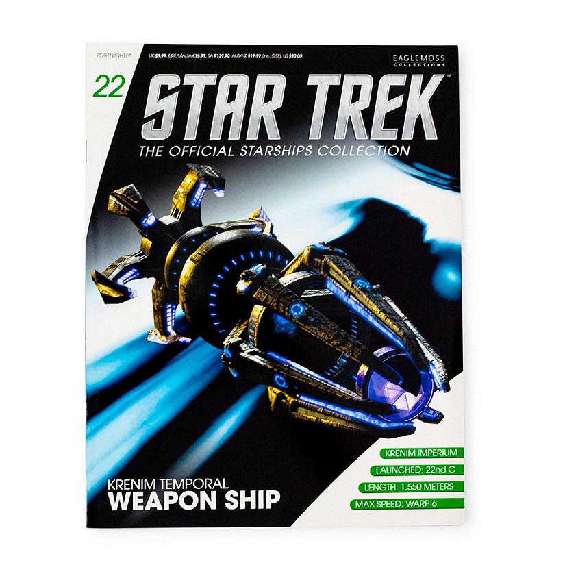 Star Trek Starships Krenim Temporal Weapon Ship Magazine Image
