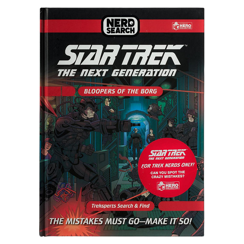 Star Trek The Next Generation Bloopers of the Borg Nerd Search Book Image