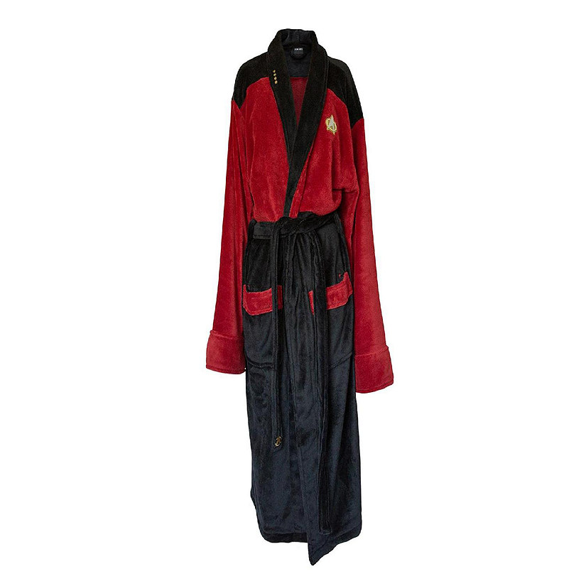 Star Trek: The Next Generation Command Bathrobe for Adults  One Size Fits Most Image