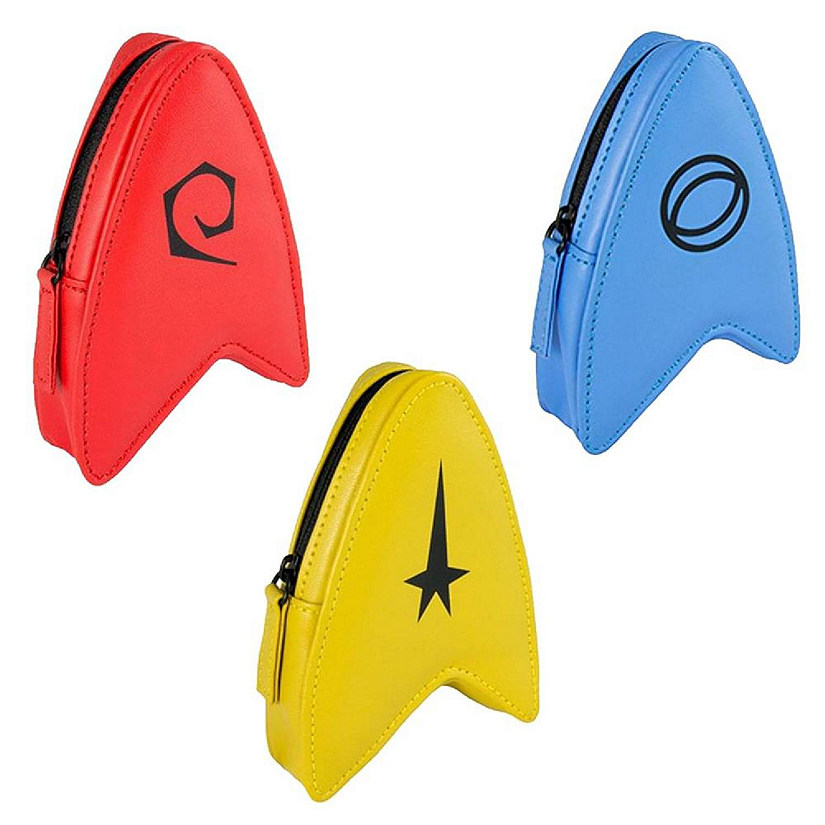 Star Trek The Original Series Delta Coin Pouch Gift Set: Gold, Blue & Red Image