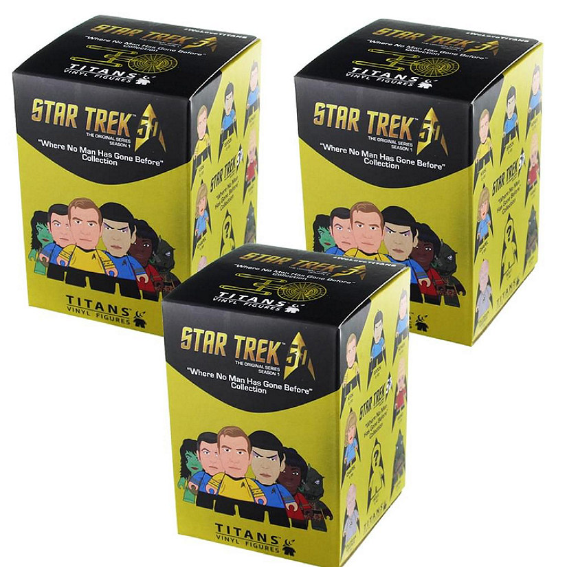 Star Trek TOS Blind Bag Vinyl Figure, Lot of 3 Image
