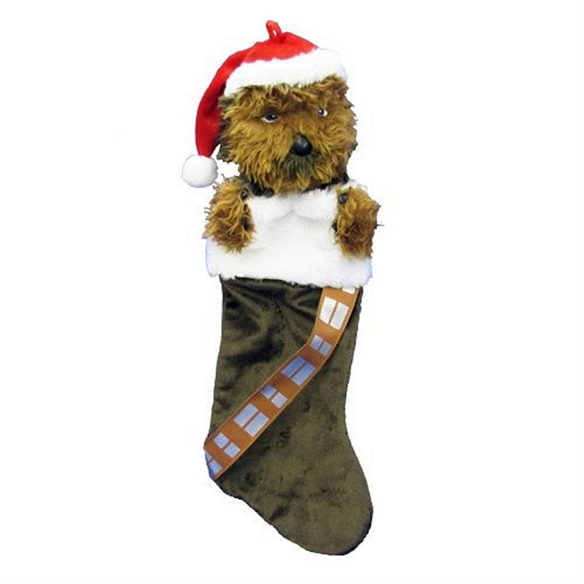 Star Wars Chewbacca Plush Head Christmas Stocking Image