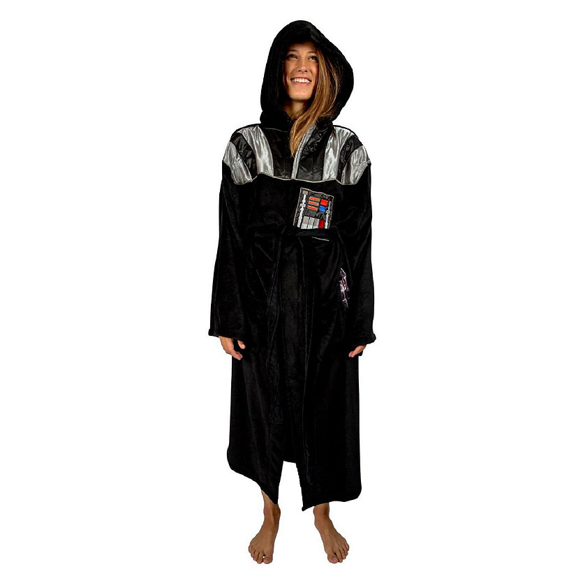 Star Wars Darth Vader Hooded Bathrobe for Men/Women  One Size Fits Most Adults Image