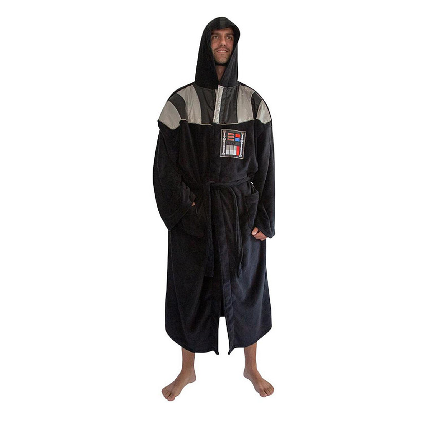 Star Wars Darth Vader Uniform Hooded Bathrobe For Adults  Big And Tall XXL Image