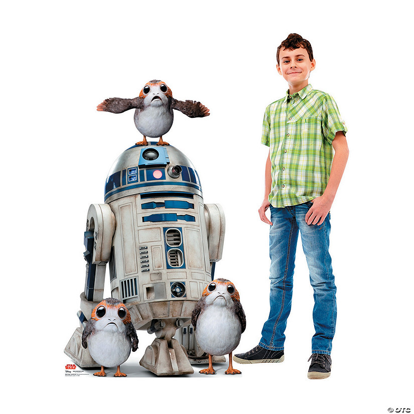 Star Wars&#8482; Episode VIII: The Last Jedi Porgs with R2-D2 Stand-Up Image