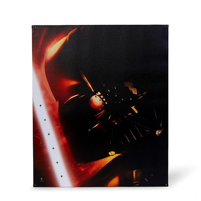 Star Wars Illuminated Canvas Art - 23.9&#8221;x19.9&#8221; - Darth Vader Image
