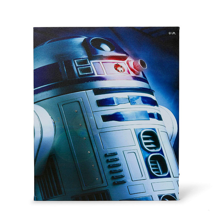 Star Wars Illuminated Canvas Art - 23.9&#8221;x19.9&#8221; - R2D2 Image