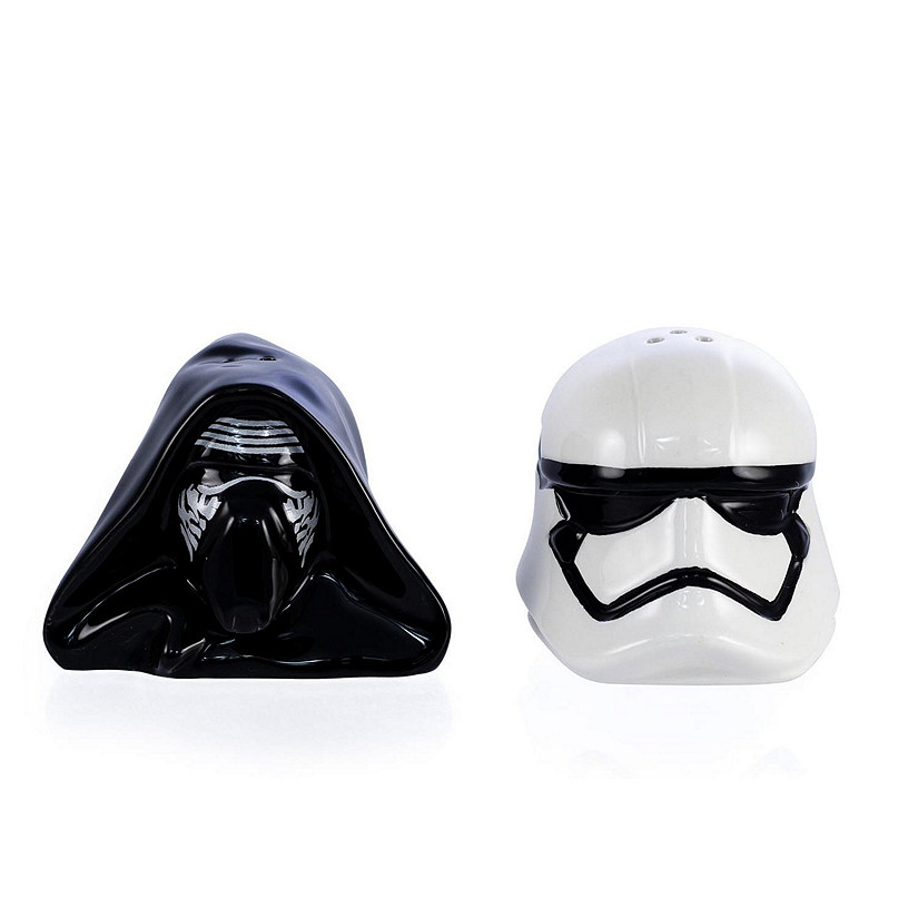 Star Wars Kylo Ren & Stormtrooper Ceramic Salt & Pepper Shaker Set Image