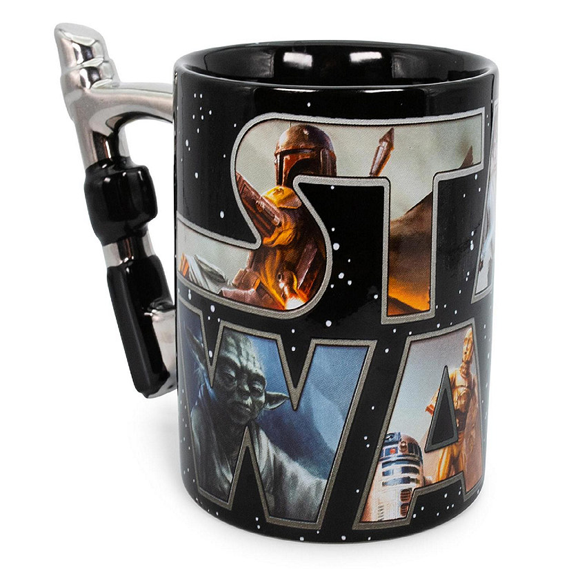 Star Wars Lightsaber Handle Ceramic Mug  Holds 20 Ounces Image