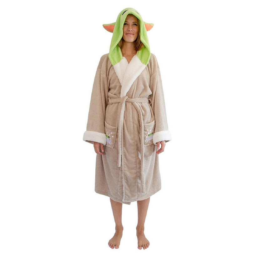 Star Wars: The Mandalorian The Child Bathrobe for Women  One Size Fits Most Image