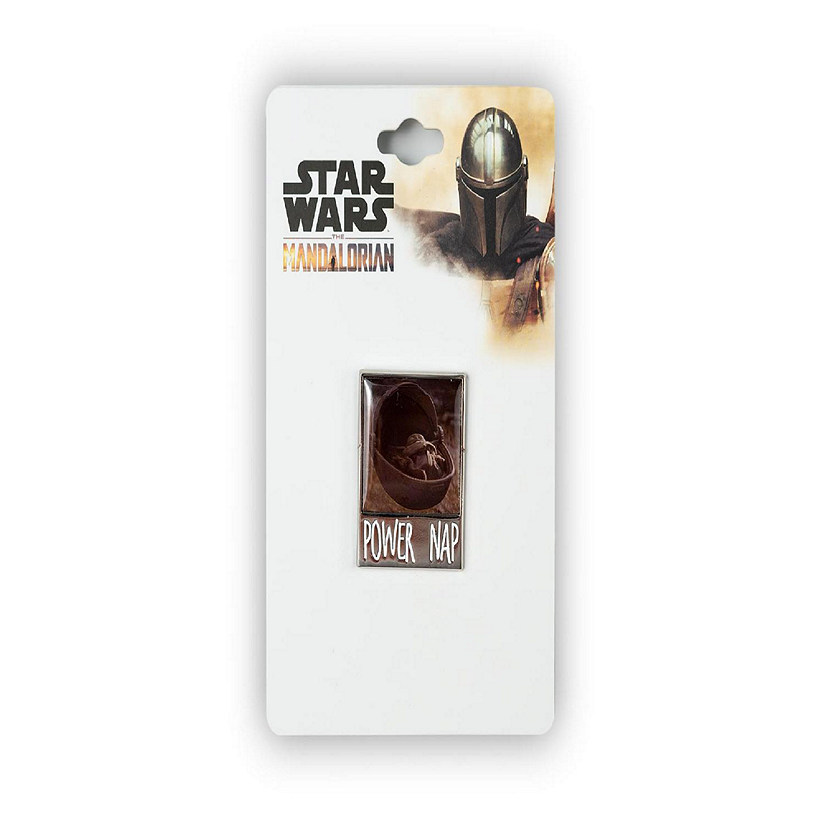 Star Wars: The Mandalorian The Child Collector Pin  Baby Yoda Power Nap Image