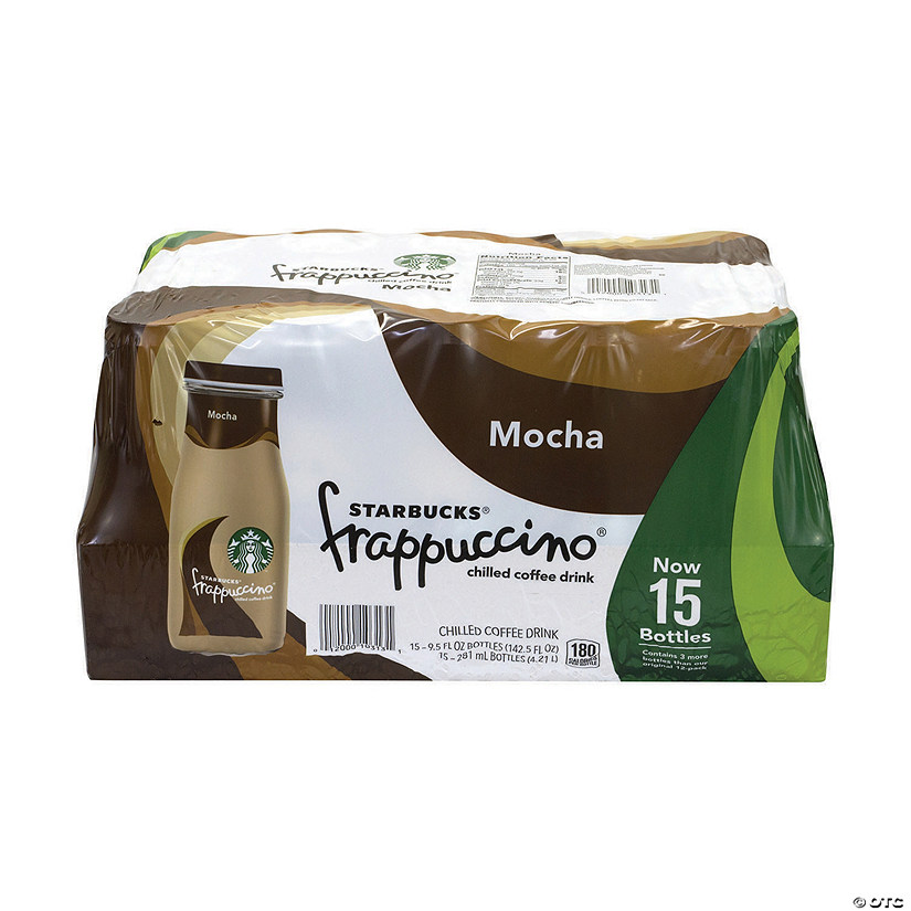 Starbucks Frappuccino Mocha Coffee Drink, 9.5 oz, 15 Count Image