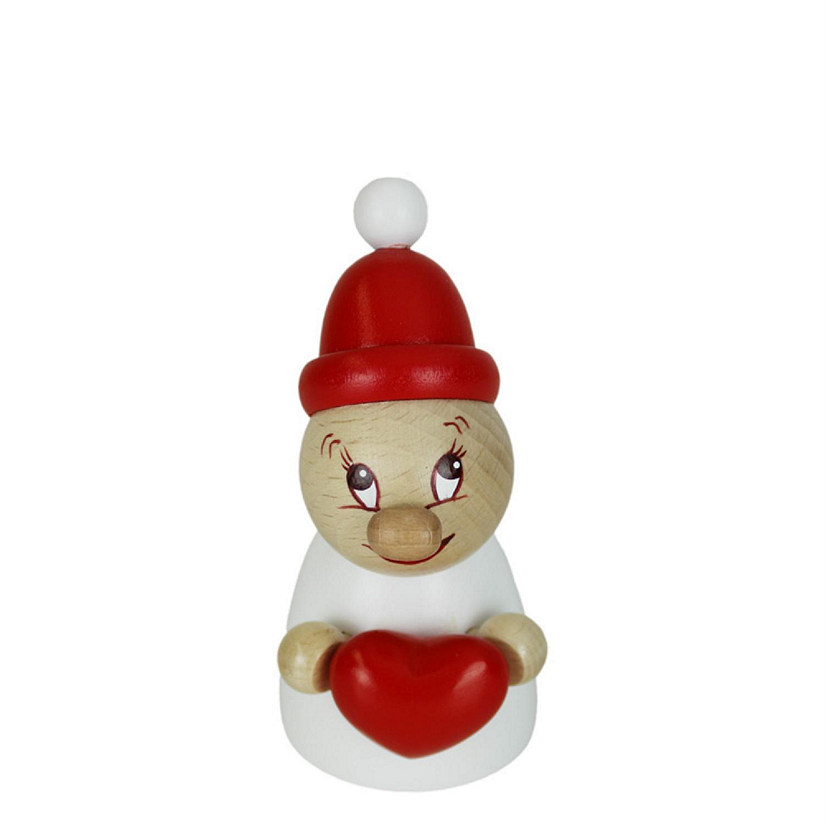 Steinbach Clumsy Mini Collection, Valentine w  Wooden Beanie and Small Bobble 4.7 Inches Image