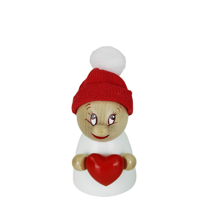 Steinbach Clumsy Mini Collection, Valentine with Fabric Beanie Big Bobble, 4.7 Inches Image