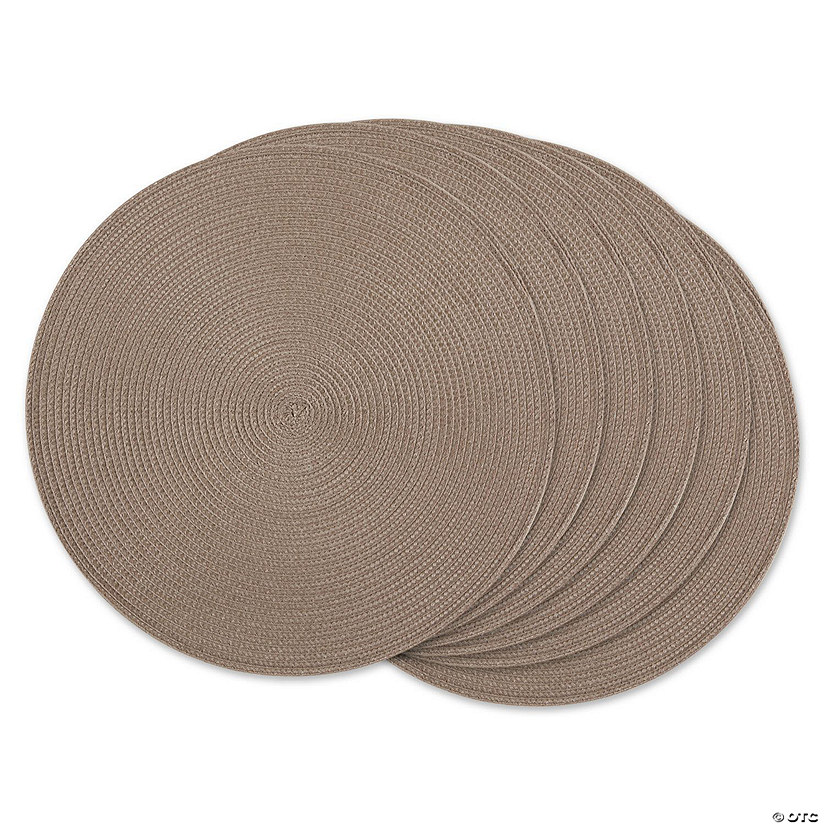 Stone Round Pp Woven Placemat (Set Of 6) Image