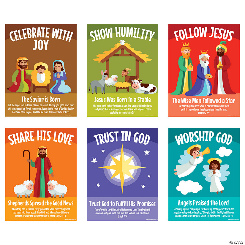 Story of the Nativity Poster Set - 6 Pc. Image