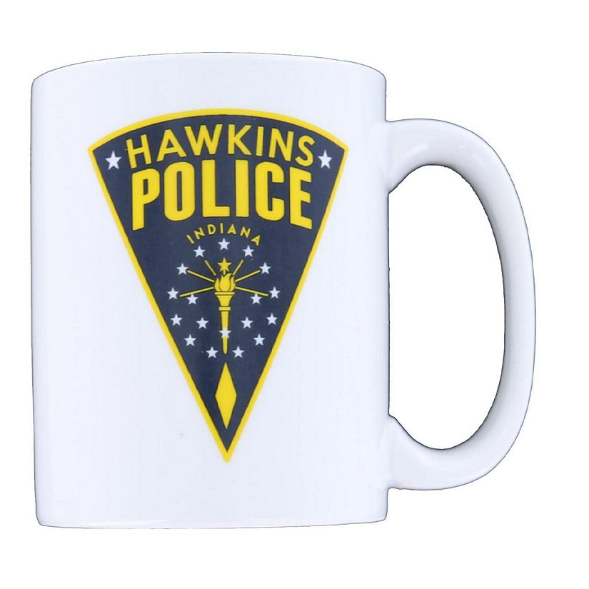 Stranger Things Hawkins Police Ceramic Mug Image