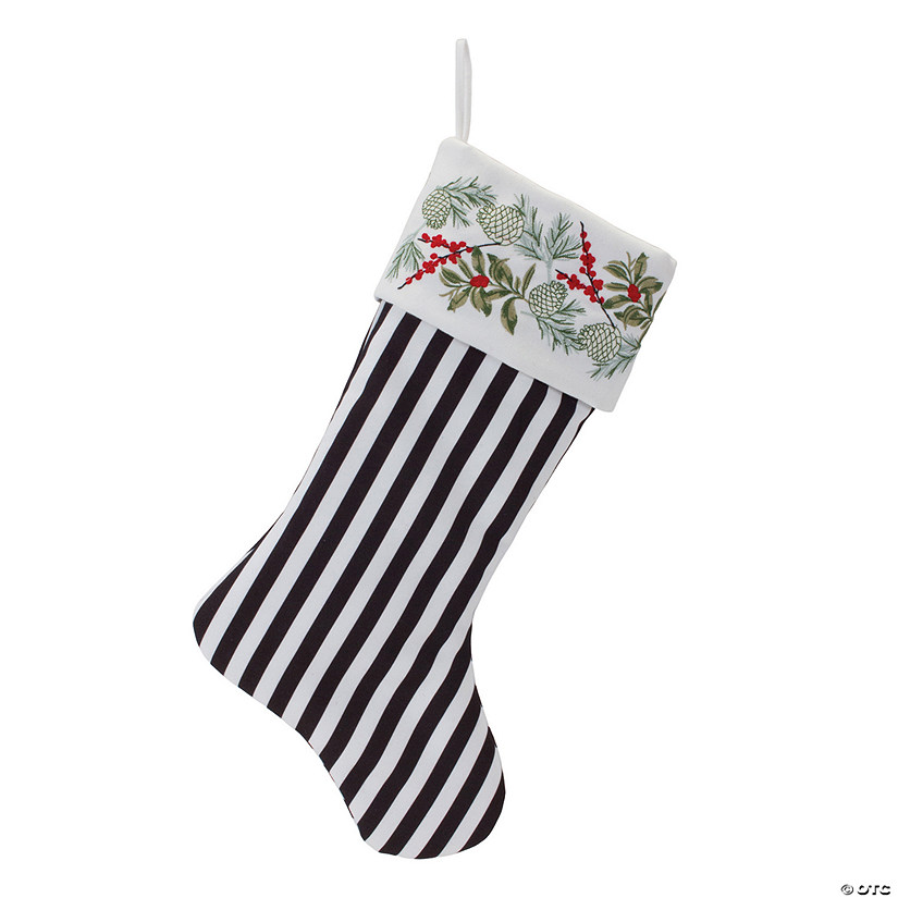 Striped Holiday Stocking (Set of 3) Image