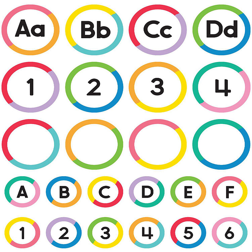 Student Numbers and Word Wall Letters Mega Pack Cutouts Image
