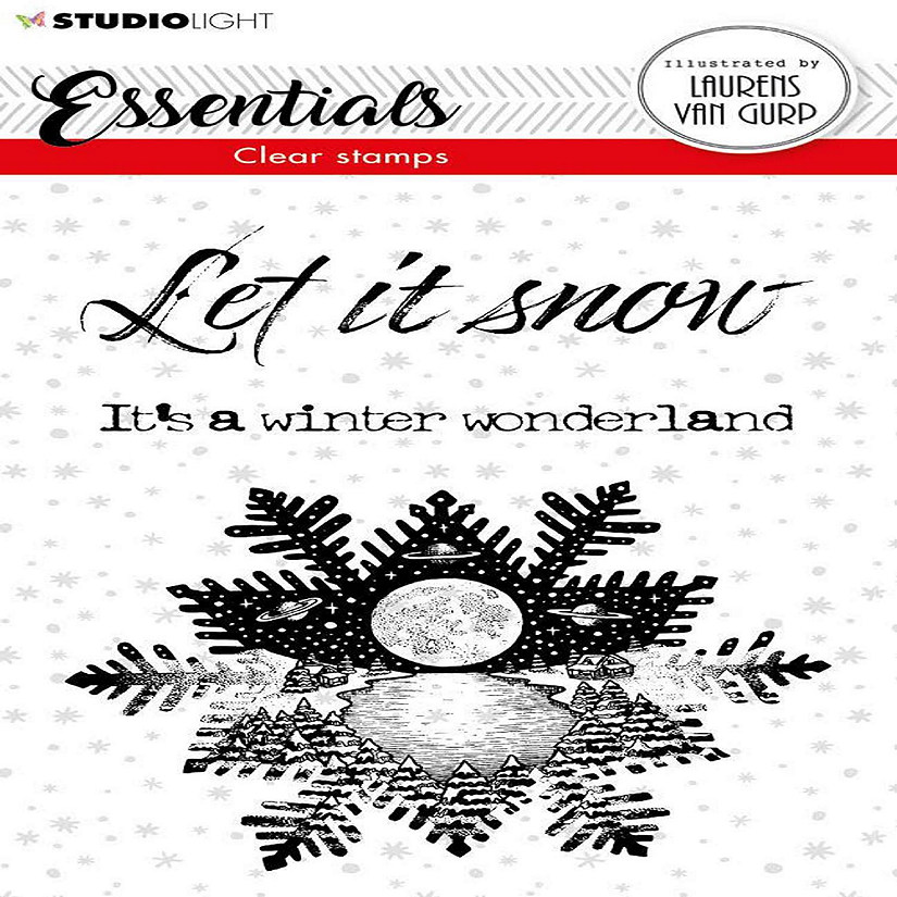 Studio Light BL Clear Stamp Snowflake Essentials 105x148mm nr113 Image