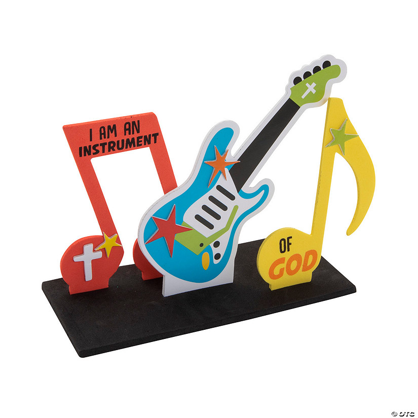 Studio VBS 3D Guitar Sign Craft Kit - Makes 12 Image