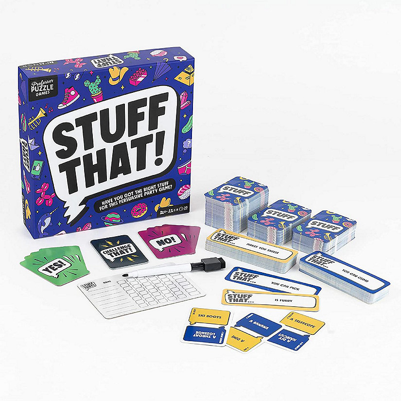Stuff That!  Family Friendly Card Game of Creative Thinking / Bluffing Image