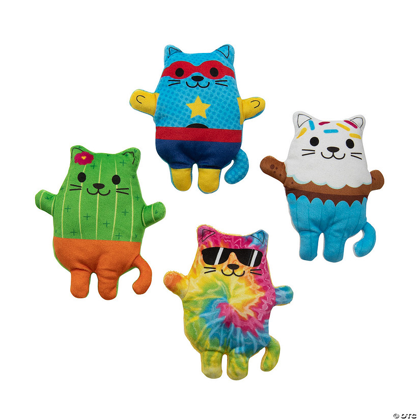 Stuffed Cat Characters - 12 Pc. Image