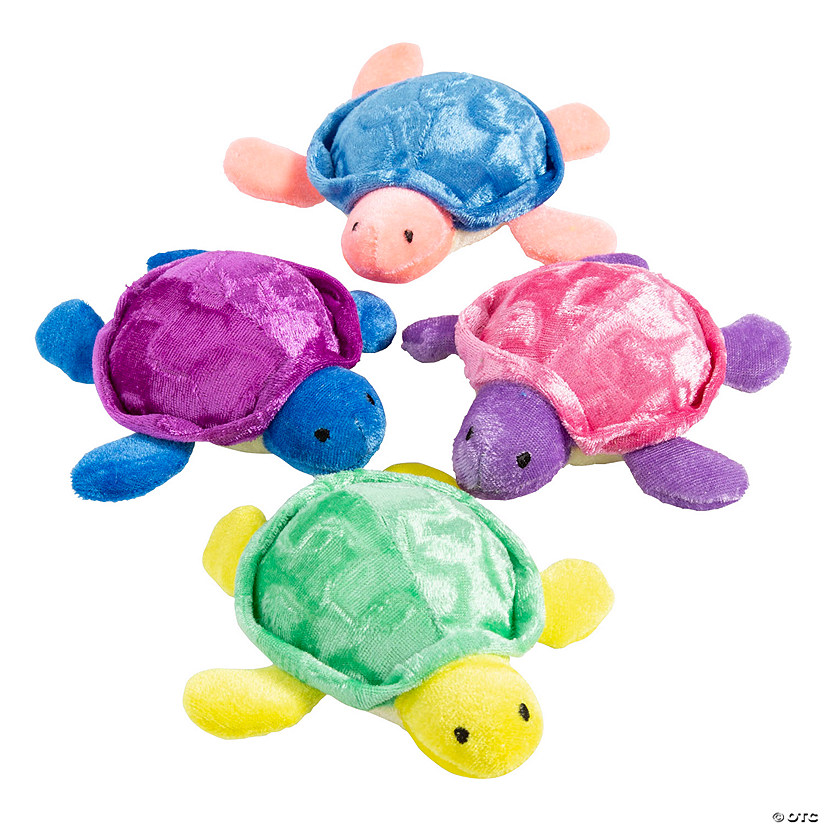 Stuffed Sea Turtles - 4 Pc. Image