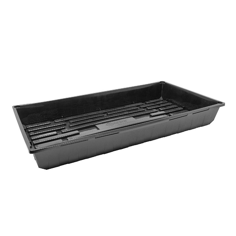Sunpack Indoor Gardening Reinforced Plastic Seed Propagation Tray, 10 x 20 Inches, Black Image