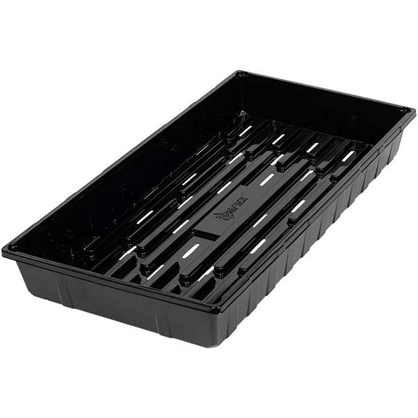 SUNPACK Products Food Grade and BPA Free, 10 Inches x 20 Inches Tray, with Drain Holes, Black Image