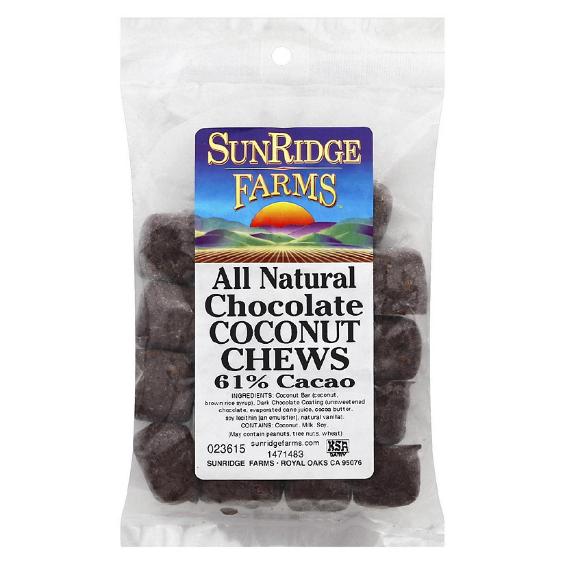Sunridge Farms Dark Chocolate Coconut Chews - Single Bulk Item - 10LB Image