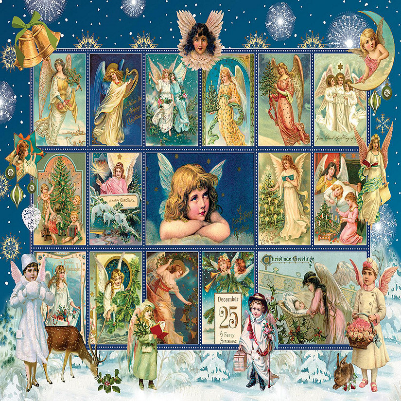 Sunsout Christmas Snow Angels 300 pc  Jigsaw Puzzle Image
