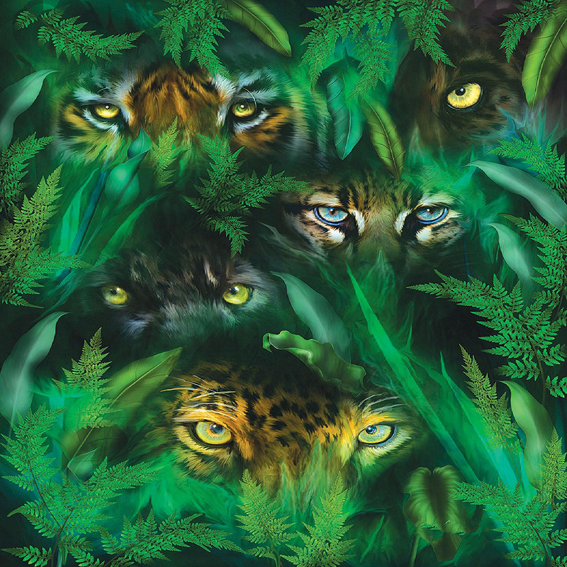 Sunsout Jungle Eyes 1000 pc  Jigsaw Puzzle Image