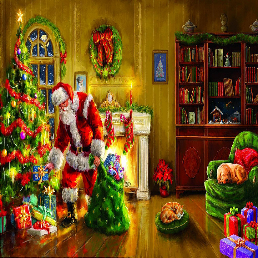 Sunsout Santa's Special Delivery 550 pc  Jigsaw Puzzle Image
