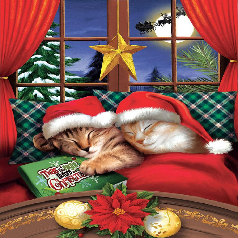 Sunsout To All a Merry Christmas 300 pc  Jigsaw Puzzle Image