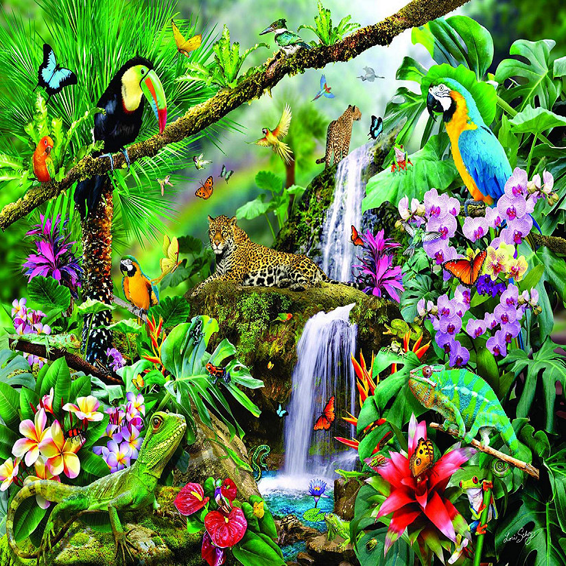 Sunsout Tropical Holiday 1000 pc  Jigsaw Puzzle Image
