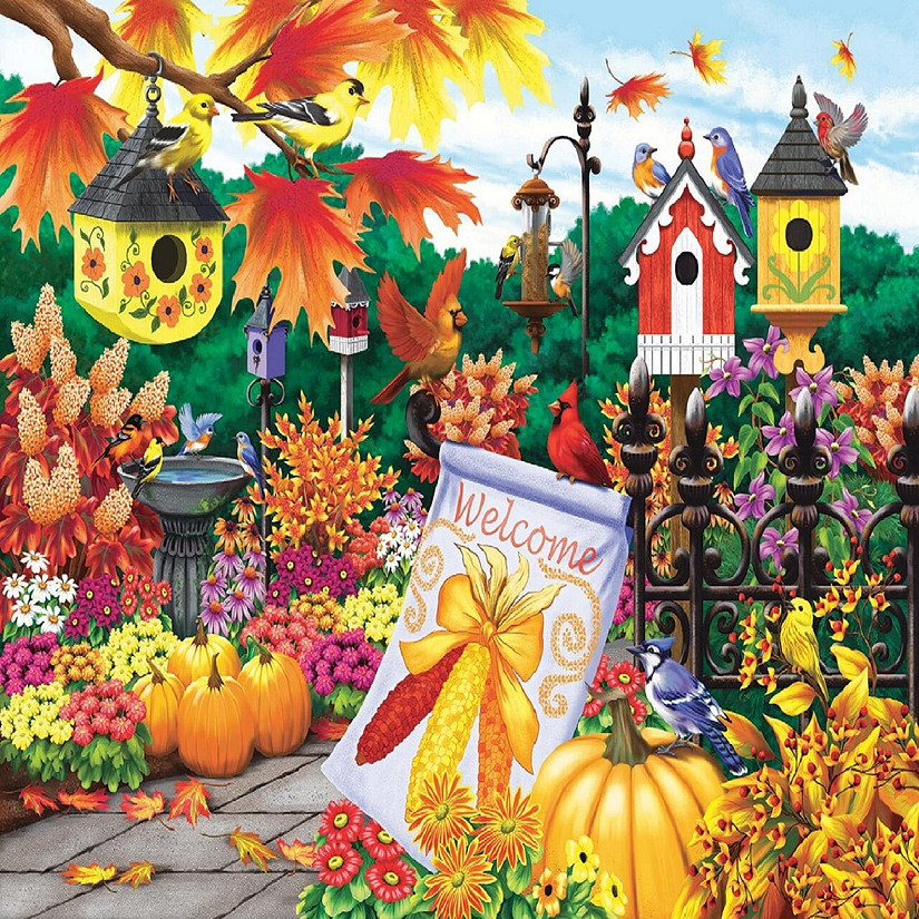 Sunsout Welcome Autumn 300 pc  Jigsaw Puzzle Image