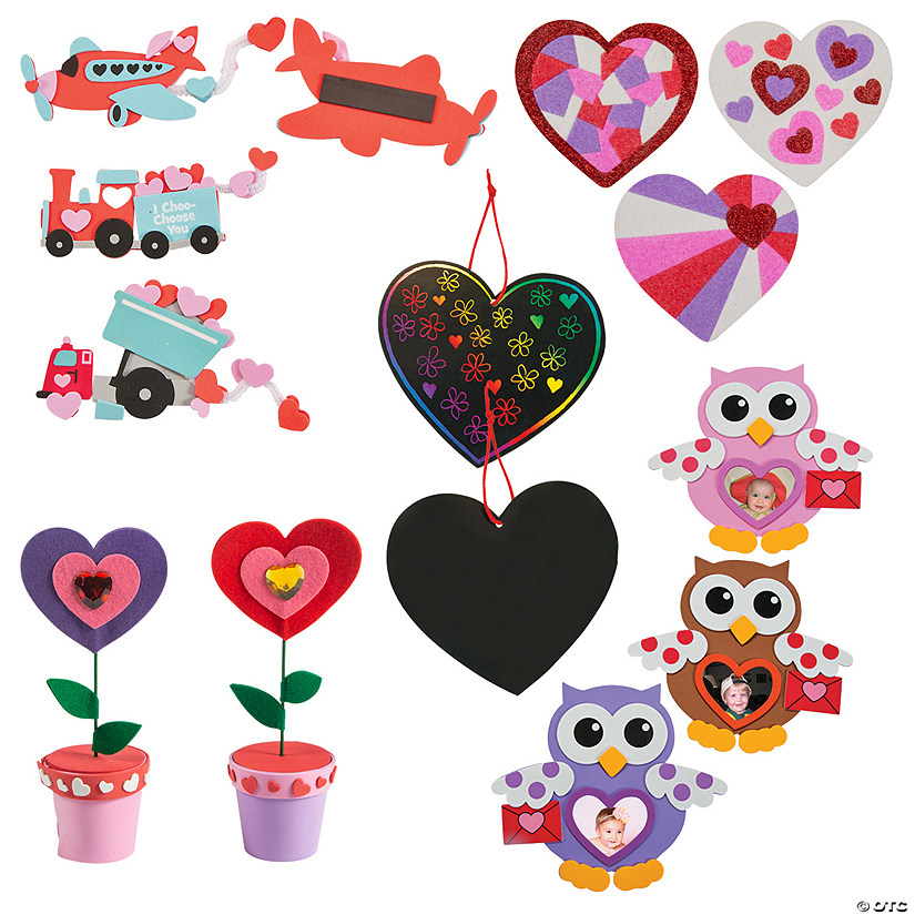 Super Valentine Craft Assortment - Makes 72 Image